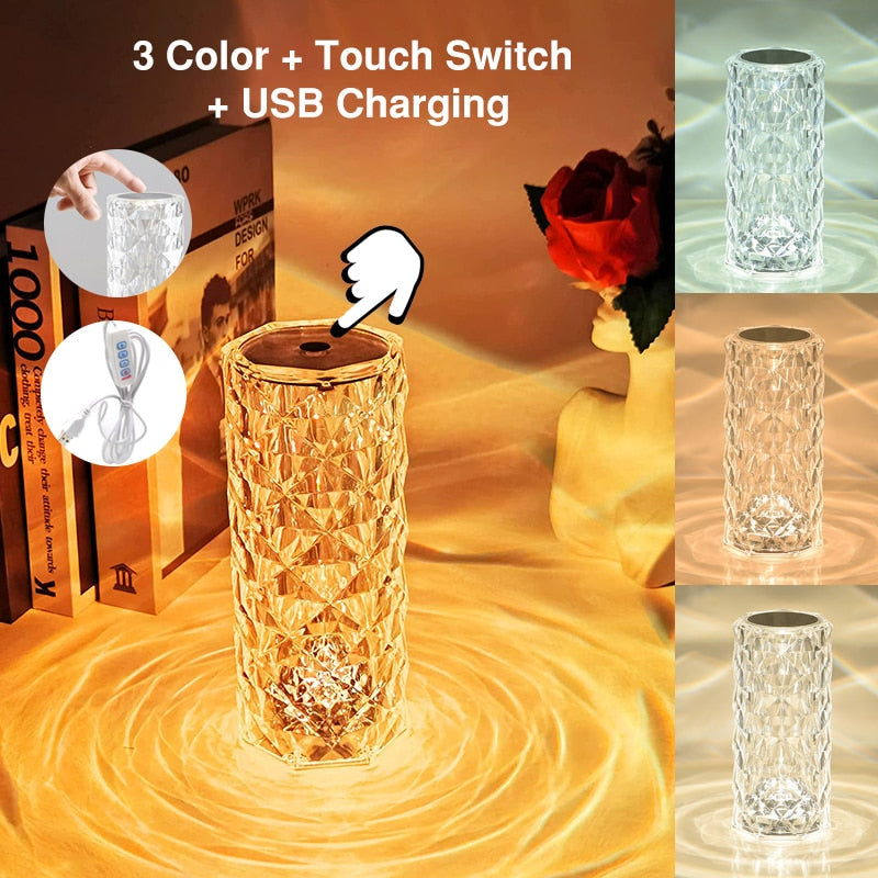 Crystal Lamp Touch