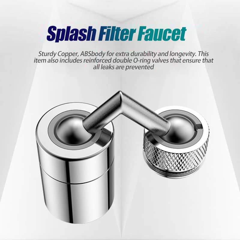 360 Degress Universal Splash Filter Faucet
